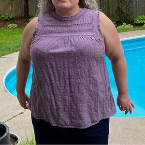 Purple Torrid sleeveless shirt